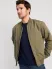 Water-Resistant Zip Bomber Jacket