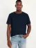 Curved-Hem T-Shirt(black jack,XS)