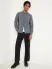 Long-Sleeve Camp Shirt(dark blue,XS,regular)