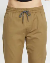 Men's Frickin Slim Joggers(Dark Khaki,XXL)