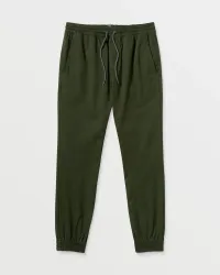 Men's Frickin Slim Joggers(Dark Green,XL)