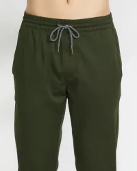 Men's Frickin Slim Joggers(Dark Green,XL)