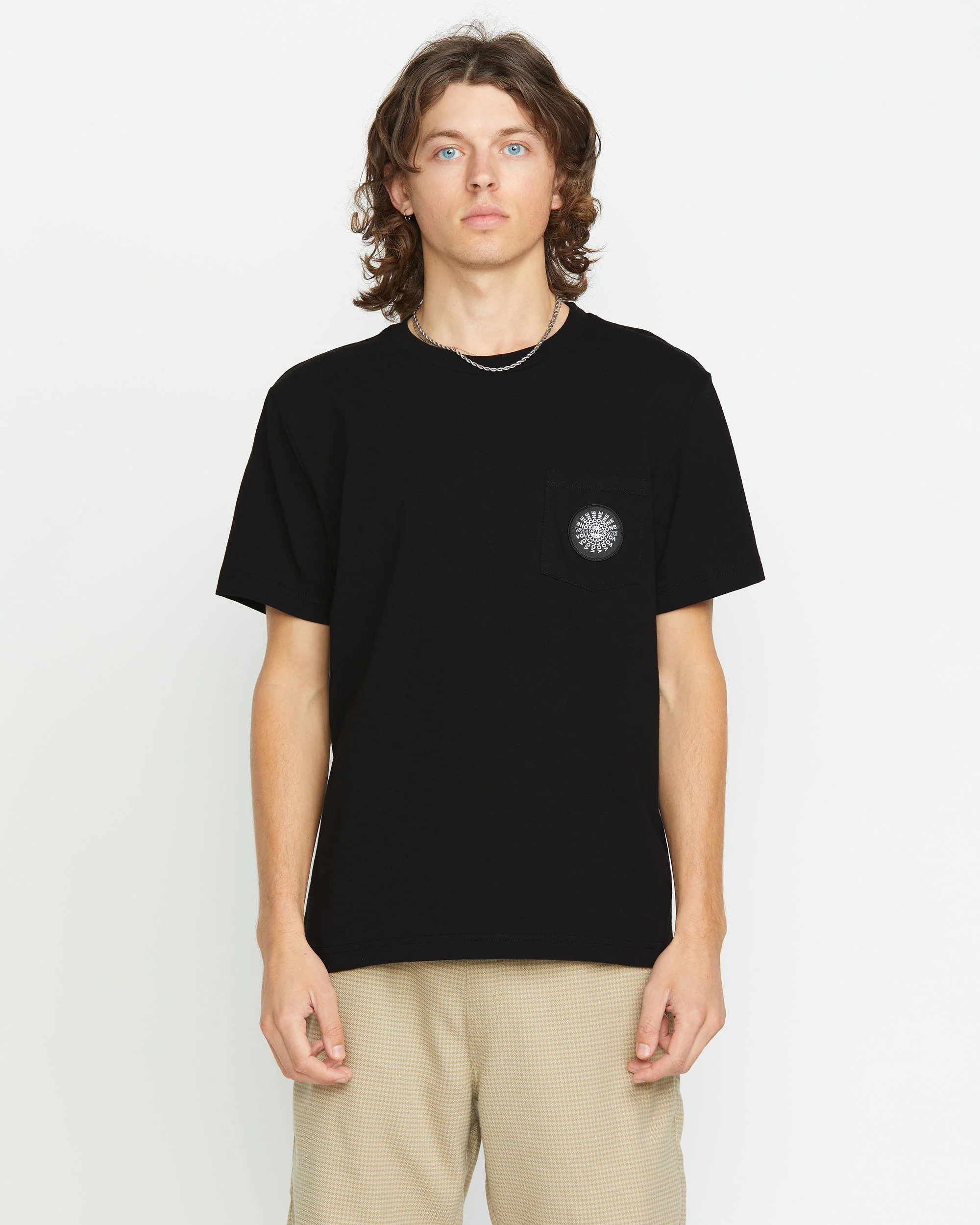 Men's Woven Label Pocket Tee