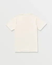 Men's Solid Short Sleeve Tee(Off White,S)