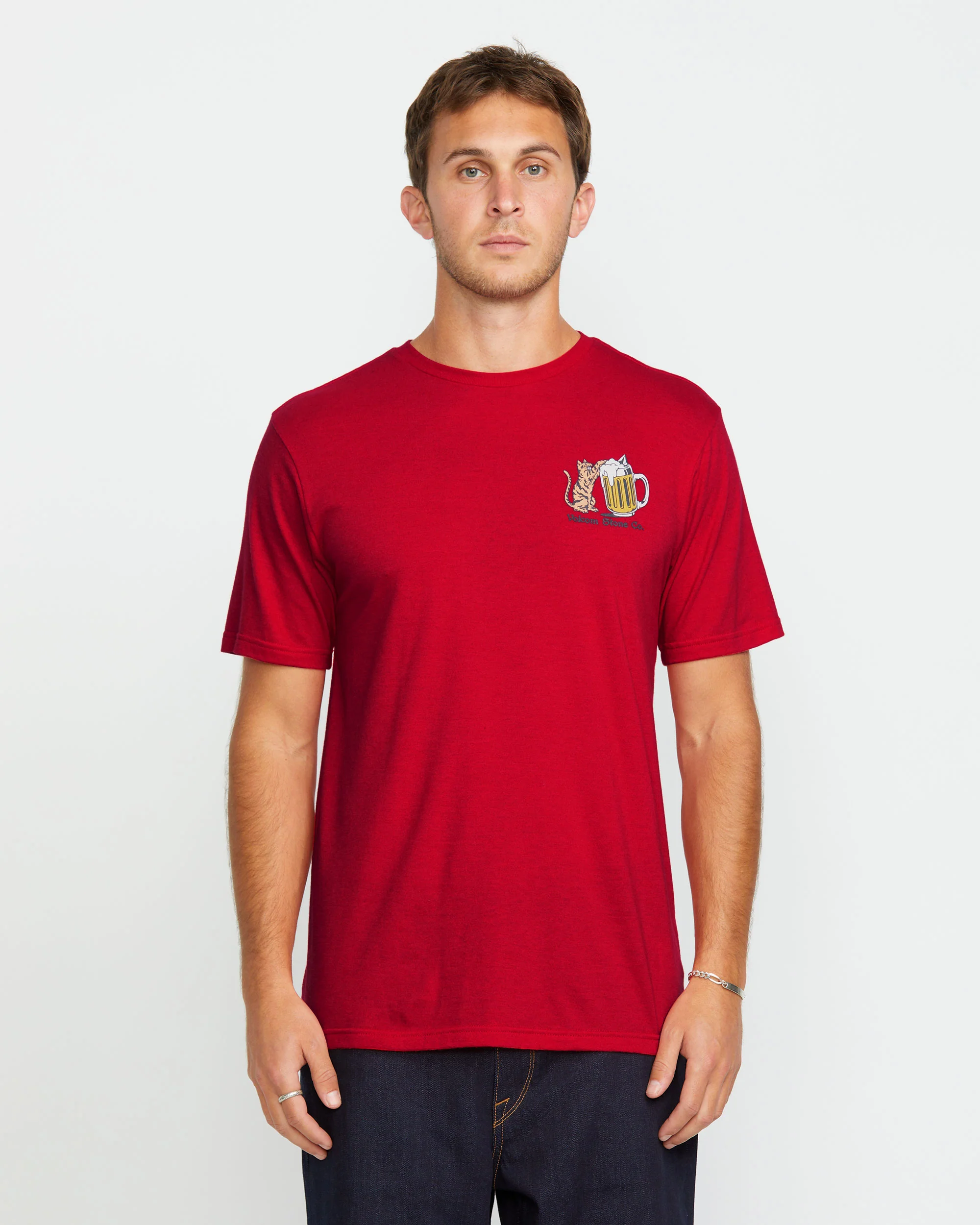 Men's Curious Cat Short Sleeve Tee