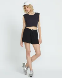 Women's Lil Muscle Tank(Vintage Black,XS)
