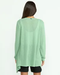 Women's Go Go Wrap Cardigan(Seagreen,XL)