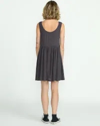Women's Lived In Baddie Dress(Vintage Black,L)