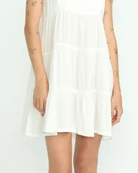 Women's Beachmoonstone Dress(White,XL)