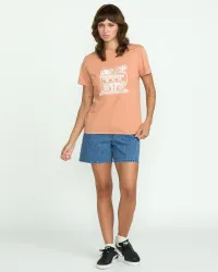 Women's Lock It Up Tee(Sandstone,XS)
