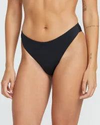 Women's Simply Seamless Skimpy Bikini Bottom(Black,XS)
