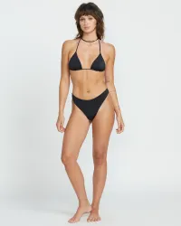 Women's Simply Seamless Skimpy Bikini Bottom(Black,XS)